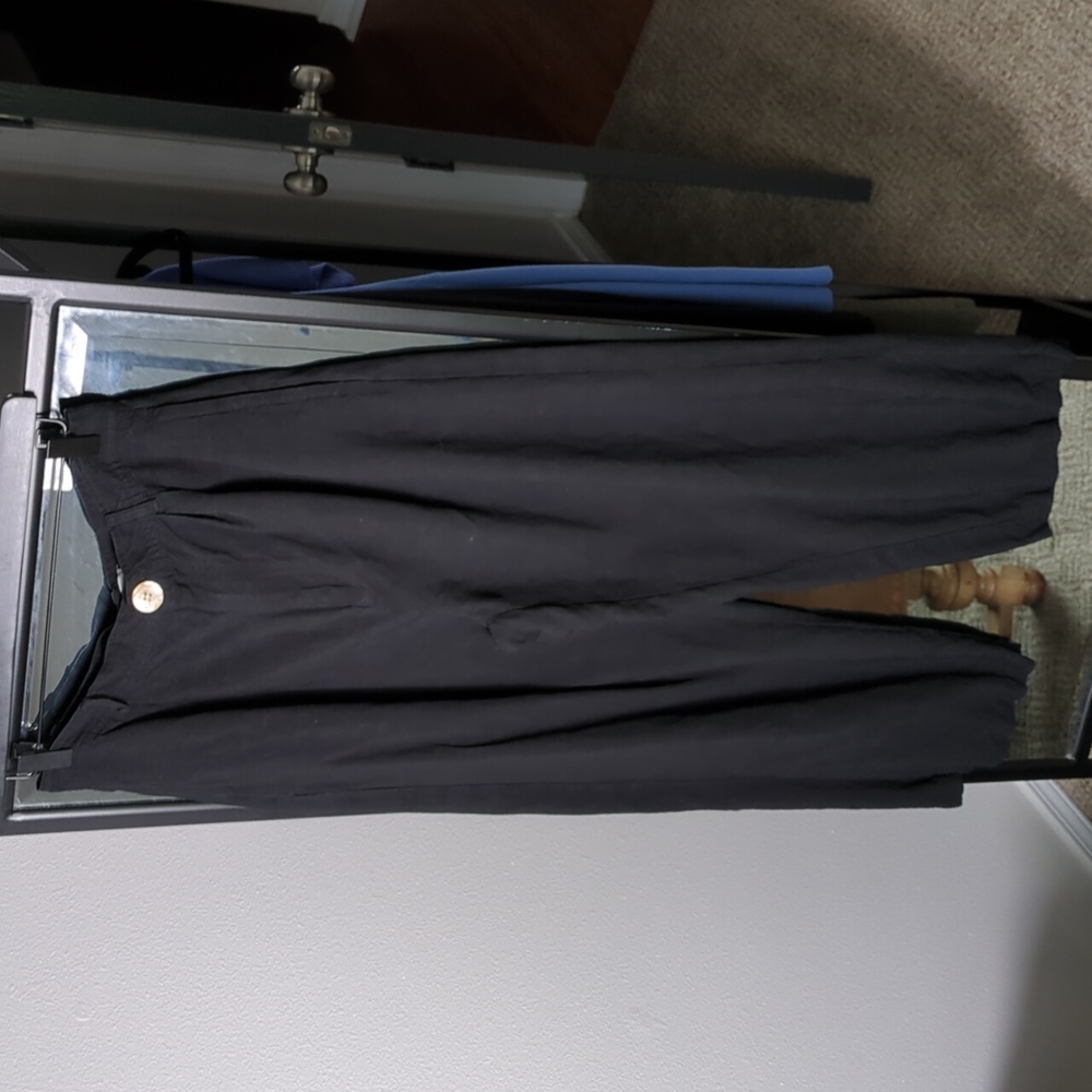 & Other Stories Wide Leg Linen Blend Trouser